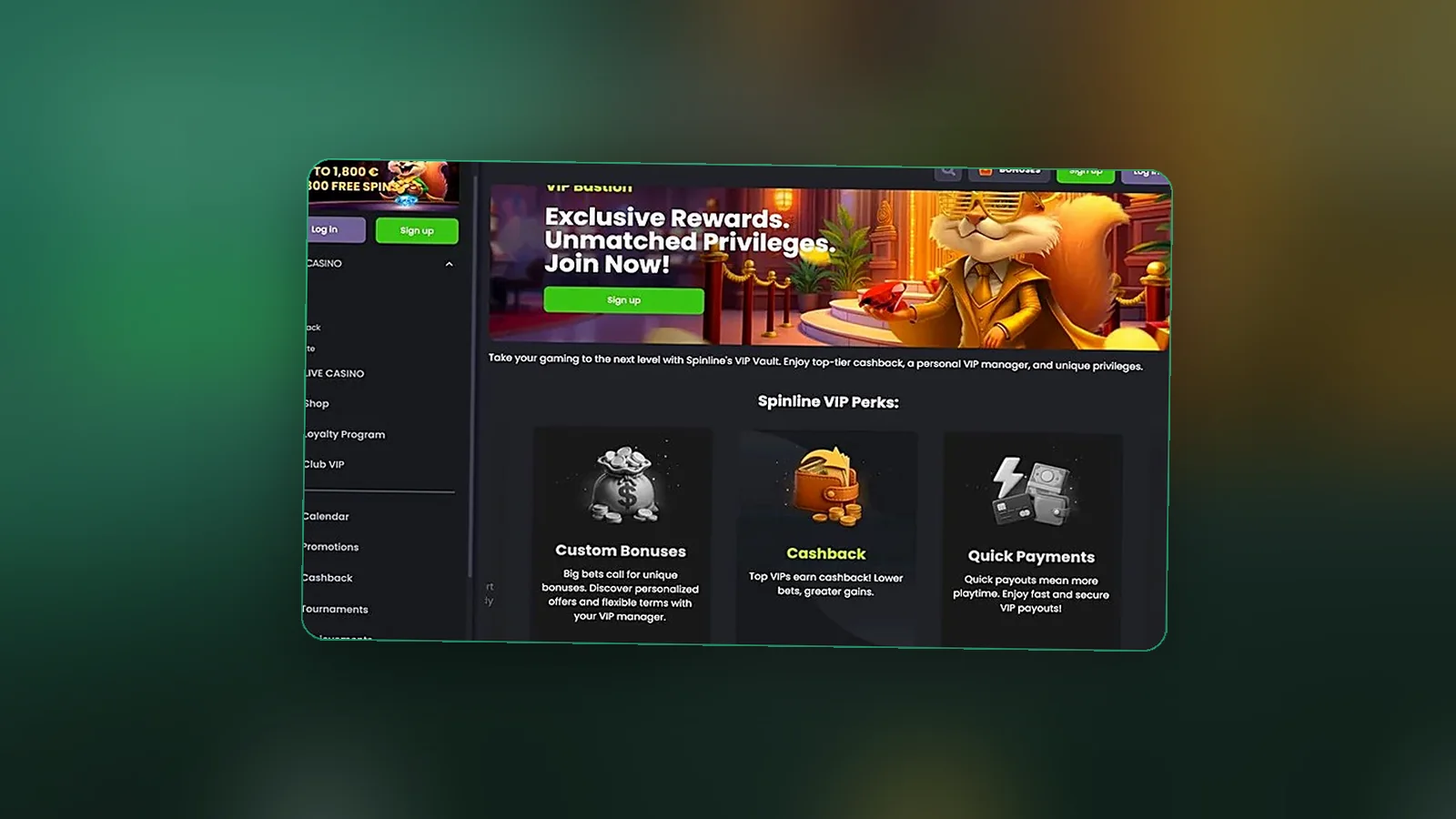 Spinline no deposit bonus